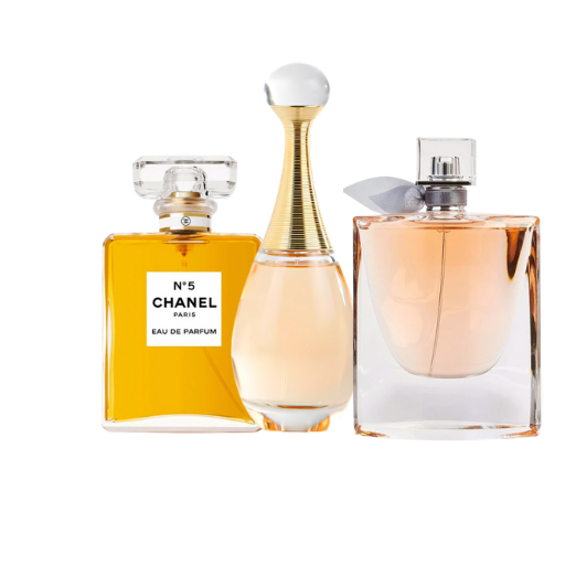 Chanel N5  + J´adore EDP + La Vida Es Bella