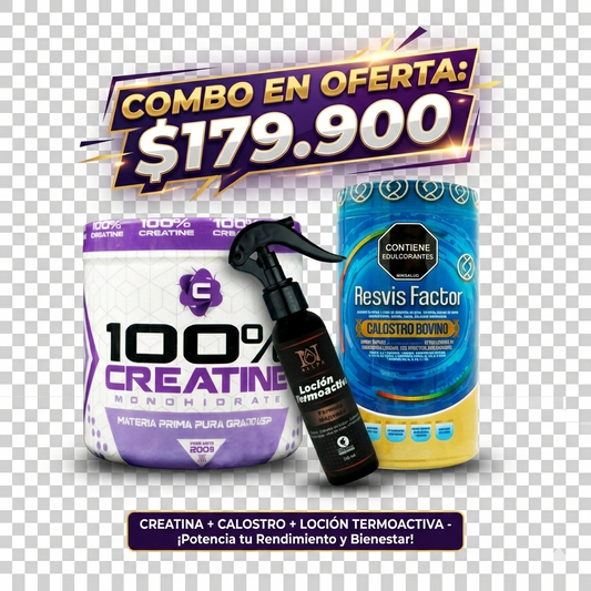 Calostro + Creatina + Temoactiva: Oferta