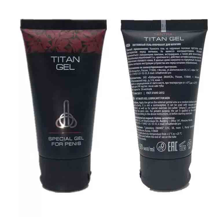 TITAN Red - Gel voluminizante lubricante Importado