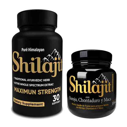 SHILAJIT - 100% Testosterona. Combos
