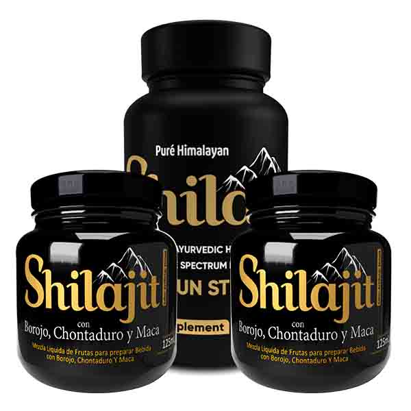 SHILAJIT - 100% Testosterona. Combos