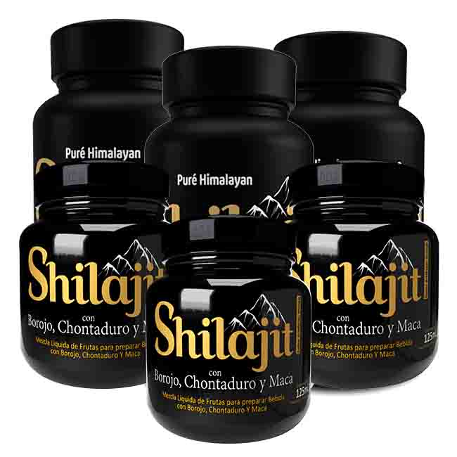 SHILAJIT - 100% Testosterona. Combos