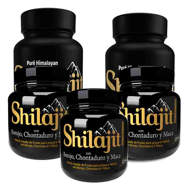 SHILAJIT - 100% Testosterona. Combos
