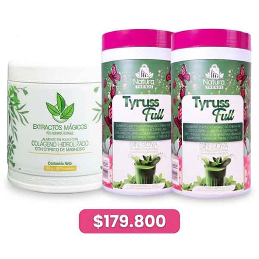Colágeno con Citrato de Magnesio x1 + 2 Tyruss Full