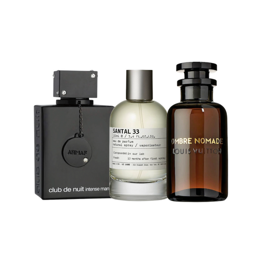 Club De Nuit Intense + Santal 33 + Ombre Nomade