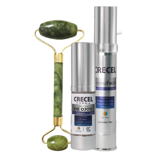 Crema Facial Anti-Envejecimiento con Ácido Hialurónico - Crecel
