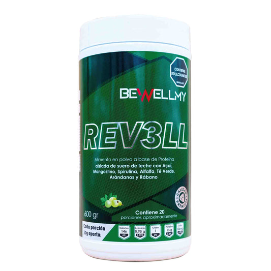REV3LL - Proteína - Batido verde