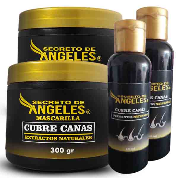 Cubrecanas Negro - Secreto de Angeles